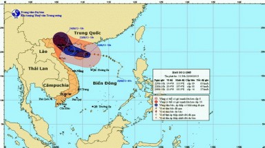  Bão số 2 cách bờ biển Quảng Ninh - Hải Phòng 470km