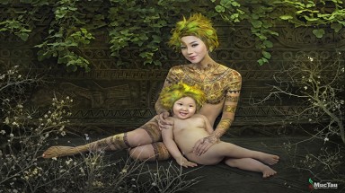  Nga Tây xuất hiện tuyệt đẹp trong bộ ảnh nuy "Thuở Hồng Hoang"