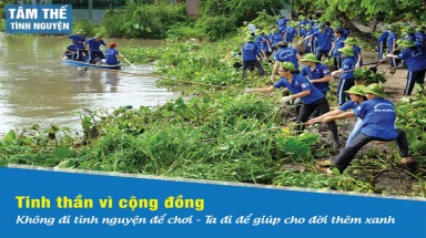  Công bố bộ ảnh kêu gọi bạn trẻ dấn thân vì các hoạt động tình nguyện.