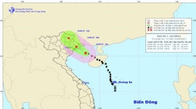 Bão số 1 đổ bộ Quảng Ninh trong đêm 23/6