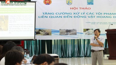 Hội thảo về Tăng cường xử lý các loại tội phạm liên quan đến động vật hoang dã 