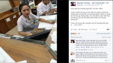  Bức xúc Bệnh viện Việt Đức, lên Facebook viết tâm thư gửi Bộ trưởng Tiến