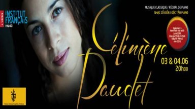  Nghệ sĩ dương cầm Célimène Daudet biểu diễn cùng Dàn nhạc giao hưởng quốc gia VN