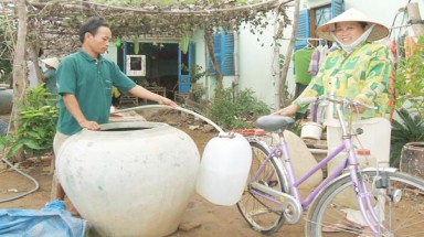  Bến Tre phát động người dân trữ nước mưa, nước ngọt