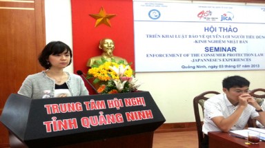  Hội thảo "Triển khai Luật Bảo vệ quyền lợi người tiêu dùng Việt Nam - Kinh nghiệm Nhật Bản" 