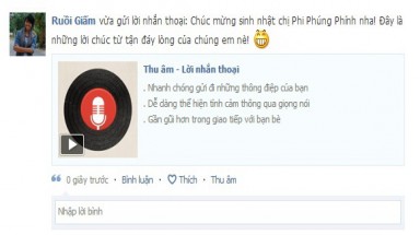  Status voice-Tính năng đột phá mới của Zing Me 