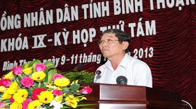  Đề nghị xử lý kỷ luật nguyên Giám đốc Sở TN&MT tỉnh Bình Thuận
