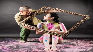  Bộ ảnh Painting ấn tượng "Bức tranh màu cát"