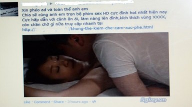  Rác sex tràn lan trên Facebook