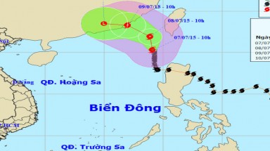  Con bão số 2 có khả năng mạnh lên