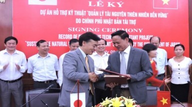   Chính phủ Nhật Bản hỗ trợ Việt Nam quản lý tài nguyên thiên nhiên 