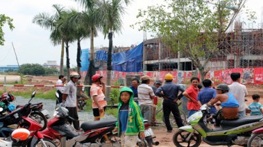  Công trình xây dựng của Lotte Mart bị sập, nhiều người bị thương