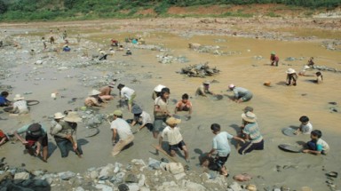  “Vàng tặc” băm nát núi rừng