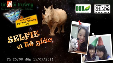  Cuộc thi “Selfie vì tê giác” 