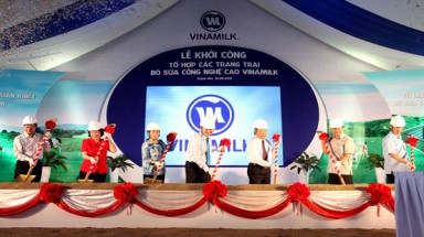  Vinamilk khởi công Tổ hợp các trang trại bò sữa công nghệ cao tại Thanh Hóa