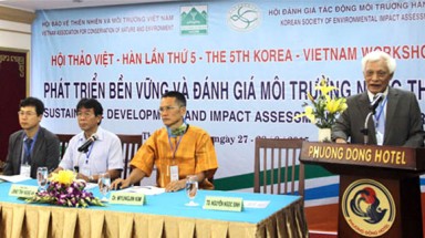  Hội thảo về phát triển bền vững và đánh giá tác động môi trường nông thôn giữa Việt Nam – Hàn Quốc