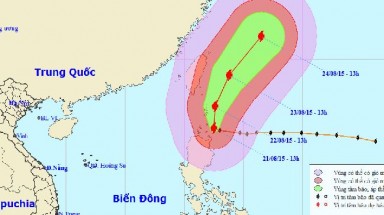  Bão GONI giật cấp 17 di chuyển theo hướng Bắc