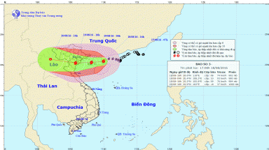  TIN BÃO KHẨN CẤP (Cơn bão số 3) 
