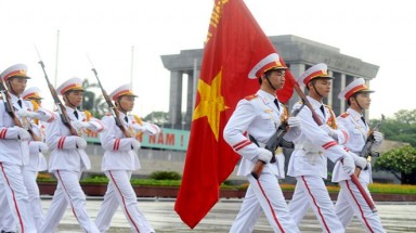  Nghi lễ thượng cờ ở Quảng trường Ba Đình