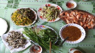  Mùa lũ đi ăn điên điển tép rong
