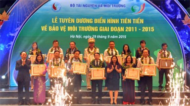  70 tổ chức, tập thể và cá nhân là điển hình tiên tiến về bảo vệ môi trường giai đoạn 2011 - 2015
