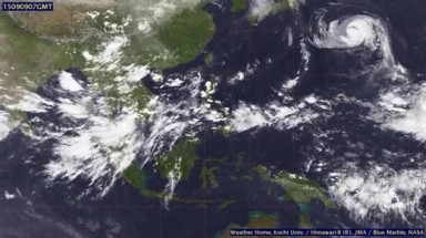 Ninh Thuận: Mưa lớn xuất hiện chấm dứt đợt nắng nóng bất thường kéo dài