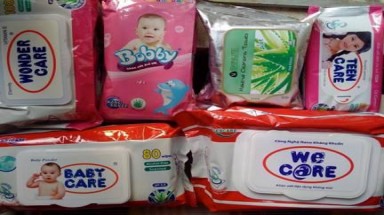  39 triệu khăn ướt Trung Quốc được Công ty Việt Úc “phù phép” thành khăn Úc 