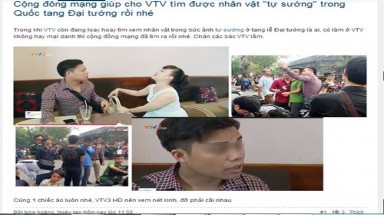  Cộng đồng mạng đã truy ra “nhân viên VTV tự sướng” trong Quốc tang