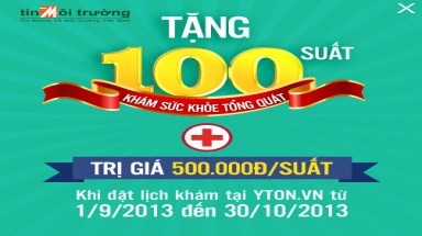  Yton tặng 100 suất khám sức khỏe tổng quát