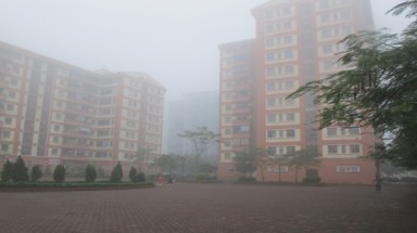  Khối khí lạnh suy yếu, Bắc bộ xuất hiện sương mù