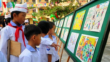  An Giang:Tổng kết thi vẽ tranh bảo vệ môi trường