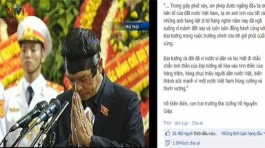  Lời cảm tạ của gia đình Đại tướng Võ Nguyên Giáp gây xúc động mạnh