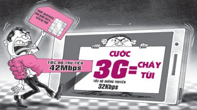  Dịch vụ 3G bẫy người dùng ?