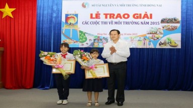   Đồng Nai trao giải các cuộc thi về môi trường 2015
