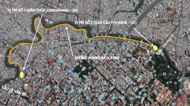  Đề xuất cho tuyến xe điện hoạt động ven kênh Nhiêu Lộc - Thị Nghè