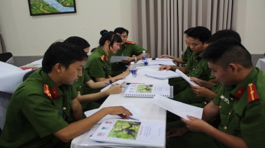  Cảnh sát môi trường TP HCM tập huấn kỹ năng phân tích thông tin về tội phạm liên quan đến ĐVHD