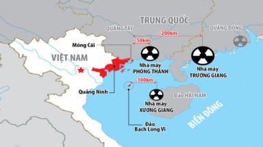   Không được chủ quan với nhà máy điện hạt nhân Trung Quốc