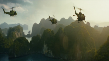  Trực thăng bay qua vịnh Hạ Long trong trailer Kong: Skull Island