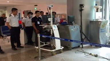  Máy đo thân nhiệt từ xa bằng tia hồng ngoại: Lá chắn đầu tiên trong công tác phòng chống dịch