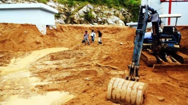  Toàn cảnh thủy điện An Khê bị cát vùi khủng khiếp 