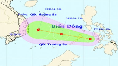  Áp thấp nhiệt đới sắp vào biển Đông