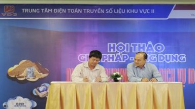  Hội thảo “Giải pháp - Ứng dụng dịch vụ Điện toán Đám mây CloudVNN và dịch vụ IDC”.