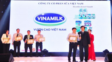  Năm thứ 3, Vinamilk được bình chọn là thương hiệu “Tin và dùng”