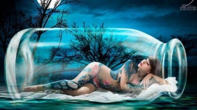  3 bộ ảnh nude body painting táo bạo nhất năm 2013