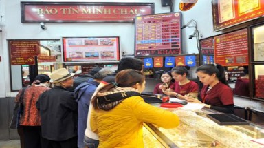  Vàng SJC giảm nhẹ, giao dịch quanh 35,25 triệu đồng