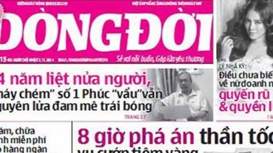  Thu hồi giấy phép ấn phẩm Dòng Đời của báo Nông Thôn Ngày Nay
