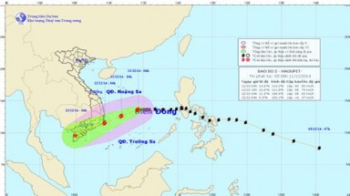   Thời tiết ngày 11/12:  Vùng biển các tỉnh từ Bình Định - Bình Thuận có gió giật cấp 9 - 10