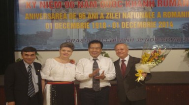  TP HCM: Kỷ niệm 96 năm ngày Quốc khánh Rumani