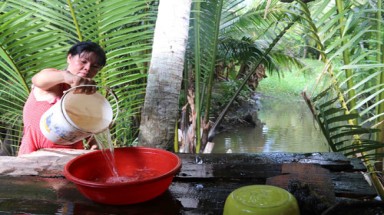 Trà Vinh: Hơn 17.000 hộ dân thiếu nước sạch sinh hoạt do xâm nhập mặn