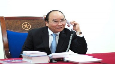   Thủ tướng Chính phủ Nguyễn Xuân Phúc điện đàm với Tổng thống đắc cử Hoa Kỳ Donald Trump
